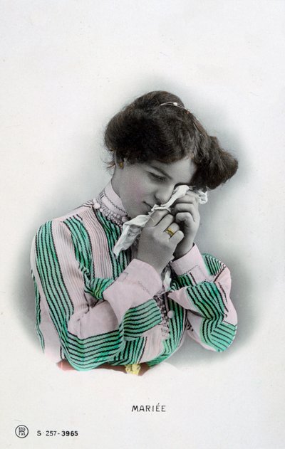 Married, Vintage French Postcard by Unbekannt