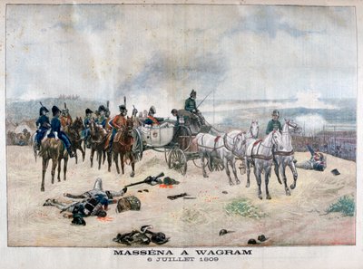 Marshal Massena at the Battle of Wagram, Austria, 5th-6th July 1809 by Unbekannt