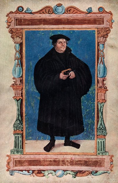 Martin Luther, German Theologian and Augustinian Monk by Unbekannt