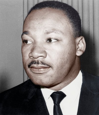 Martin Luther King Jr., American black civil rights campaigner by Unbekannt