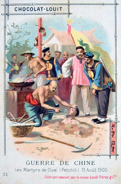 Martyrdom at Ouai Petchili, China, Boxer Rebellion, 11 August 1900 by Unbekannt