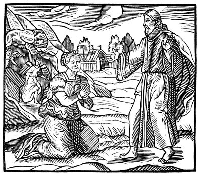 Mary Magdalene Seeing the Apparition of the Risen Jesus Christ, c1500 by Unbekannt