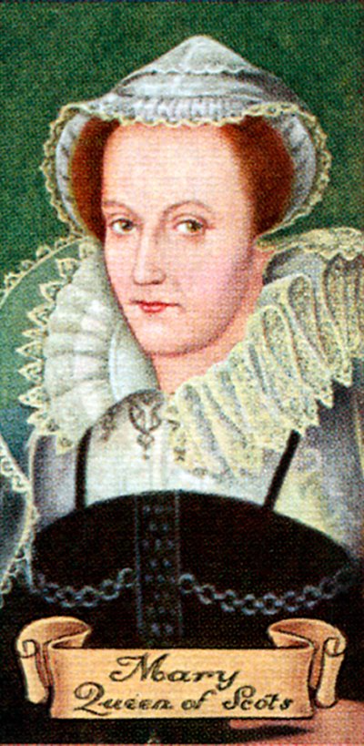 Mary, Queen of Scots, Taken from a Series of Cigarette Cards by Unbekannt