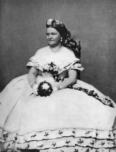 Mary Todd Lincoln, wife of President Abraham Lincoln by Unbekannt