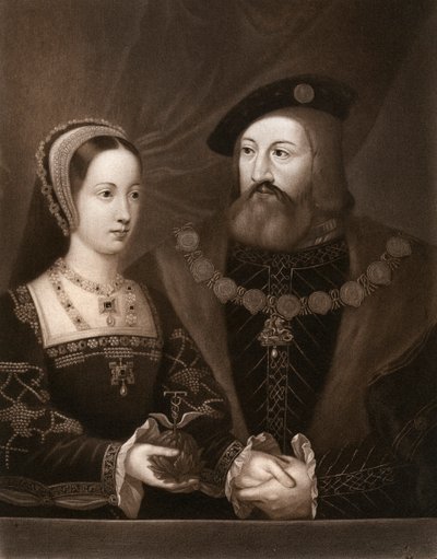 Mary Tudor and Charles Brandon, Duke of Suffolk, 1515, 1902 by Unbekannt
