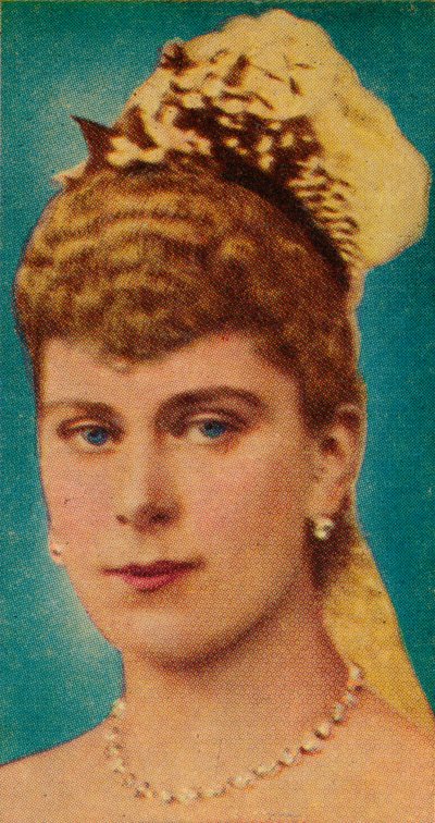 Mary of Teck at Her Wedding to the Duke of York, 1893 by Unbekannt