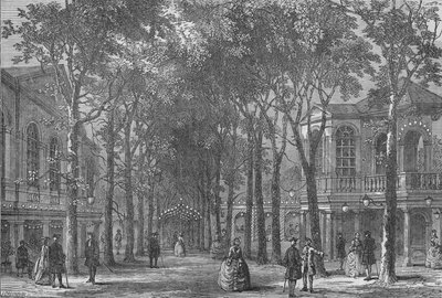 Marylebone Gardens, Westminster, London, 1870-1878 by Unbekannt