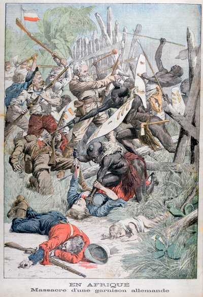 Massacre of a German Garrison in Damaraland, South-West Africa by Unbekannt