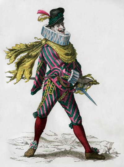 Matamore captain, hired killer, Spanish type, 17th century, 1882-1884 by Unbekannt