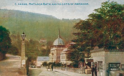 Matlock Bath and the Heights of Abraham, Derbyshire by Unbekannt