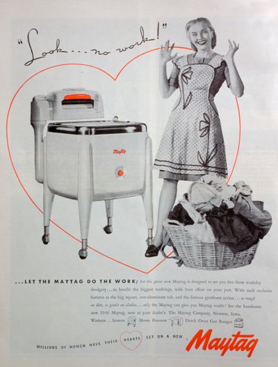 Maytag Washing Machine Advert, 1946 by Unbekannt