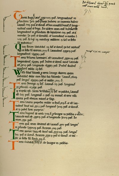 Measurements of the Lands of St Pauls within the City of London by Unbekannt