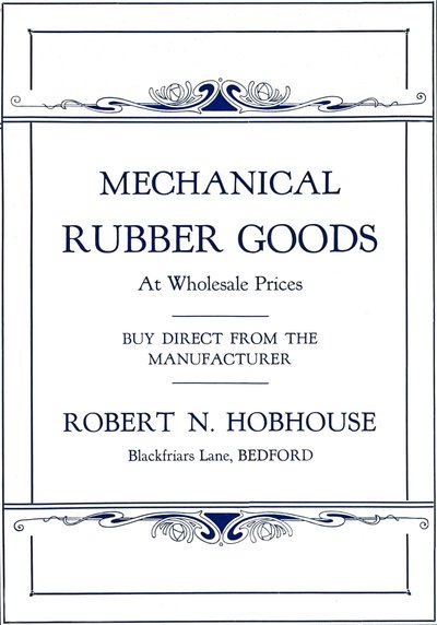 Mechanical Rubber Goods - Robert N. Hobhouse advert, 1916 by Unbekannt