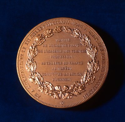 Medal commemorating Claude Bernard, French physiologist, 19th century by Unbekannt