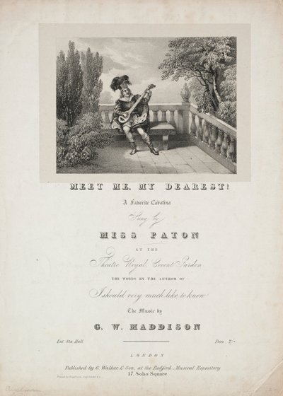 Meet Me, My Dearest!, 1800s by Unbekannt