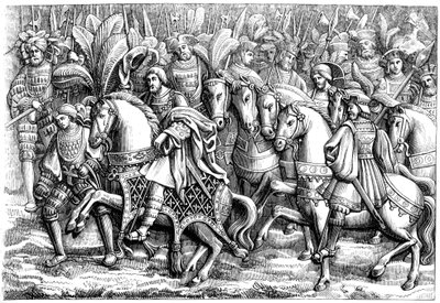 Meeting at the Field of the Cloth of Gold, c16th century by Unbekannt
