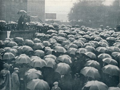 Meeting of London Businessmen on Tower Hill, After Sinking of the Lusitania by Unbekannt