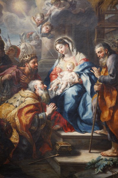 Melk Abbey: The Adoration of the Magi by J.M. Rottmayr by Unbekannt