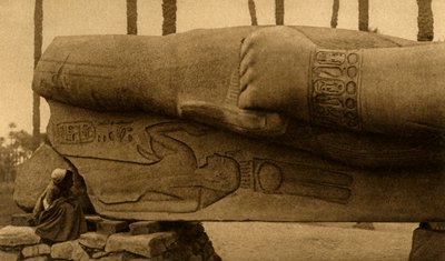 Memphis - The Colossal Statue of Rameses II (Detail) by Unbekannt