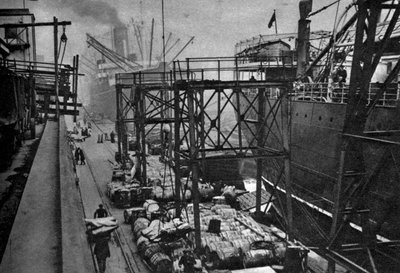 Merchant Ships in the Royal Albert Dock, London, 1926-1927 by Unbekannt