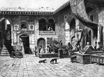Merchants of Carpet to the Khan El-Country Cottage by Unbekannt