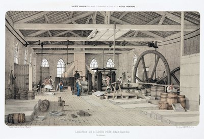 Metals, Zinc Rolling-Mill, St Louis, near Bray, France by Unbekannt