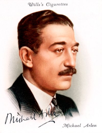 Michael Arlen, British Writer and Novelist of Armenian Extraction by Unbekannt