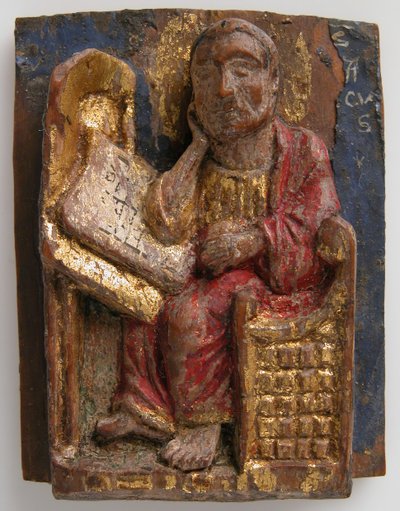 Miniature Relief of Saint Mark at His Writing Table by Unbekannt