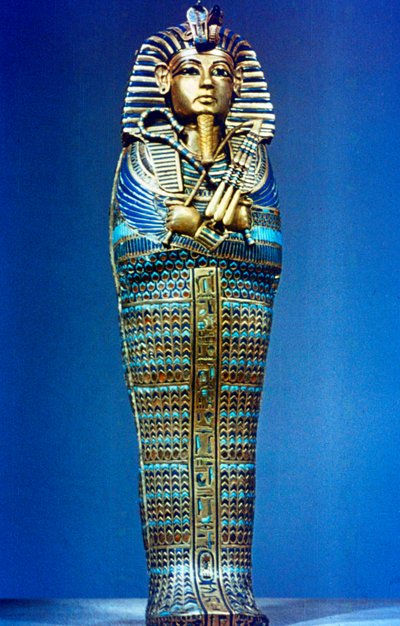 Miniature canopic coffin from the Tomb of Tutankhamun by Unbekannt