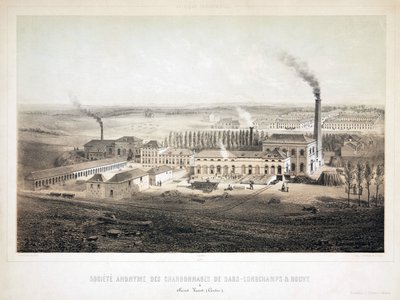 Mining, Coal Sars Longchamps & Bouvy Coalmining Co Ltd, Belgium by Unbekannt