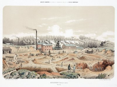 Mining, Metal Ores Zinc Mine, Neutral Moresnet by Unbekannt