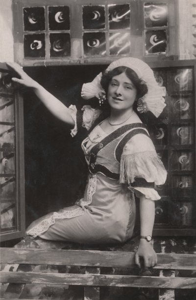 Miss Isabel Jay, 1879-1927, as Christine in Dear Little Denmark, c1909 by Unbekannt