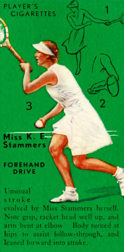 Miss K. E. Stammers - Forehand Drive by Unbekannt