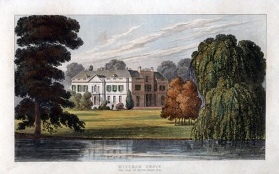 Mitcham Grove, Surrey, the seat of Henry Hoare, c1827 by Unbekannt
