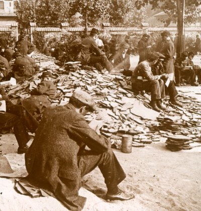Mobilisation, Paris barracks by Unbekannt