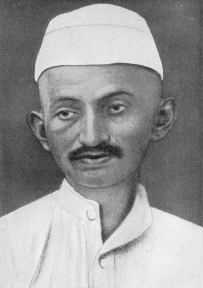 Mohandas Karamchand Gandhi, Indian Nationalist Leader by Unbekannt