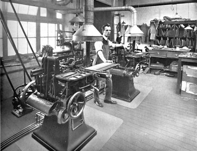Monotype Casters and Stereotype Department by Unbekannt