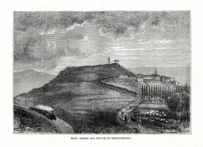 Mont Auxois and the Statue of Vercingetorix, France by Unbekannt