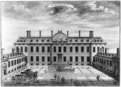 Montagu House, Bloomsbury by Unbekannt