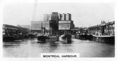 Montreal Harbour, Quebec, Canada, c1920s by Unbekannt