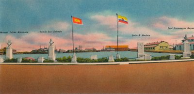 Monument erected by the Society for Public Improvements, Bocas de Ceniza by Unbekannt