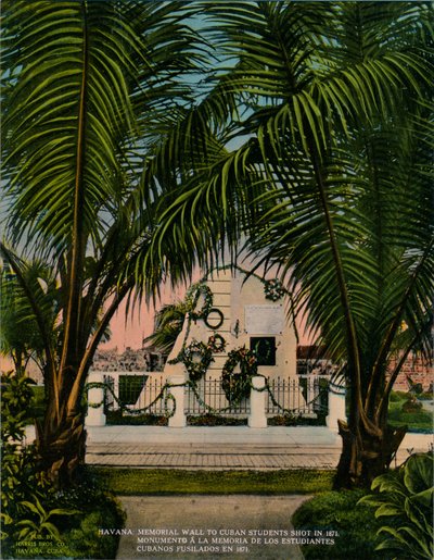 Monument to Cuban medical students executed by the Spanish in 1871, Havana, Cuba by Unbekannt