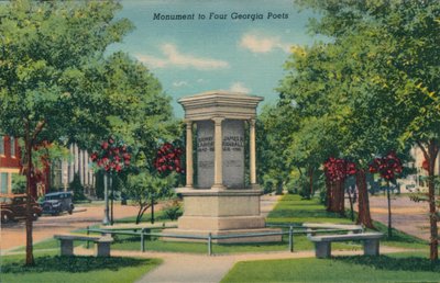 Monument to Four Georgia Poets by Unbekannt
