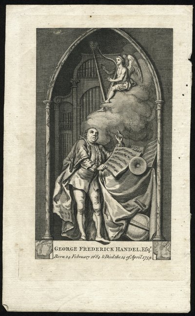 Monument to Georg Friedrich Handel by Unbekannt