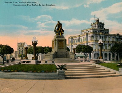 Monument to Scholar and Philosopher Jose de la Luz Caballero, Havana, Cuba by Unbekannt