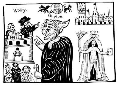 Mother Shipton prophesying the death of Cardinal Wolsey by Unbekannt