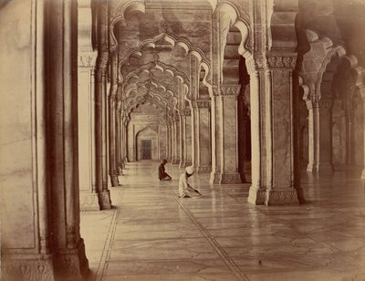Moti Masjid: Pearl Mosque in Interior of Fort Agra by Unbekannt
