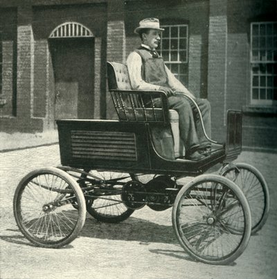 Motor-Car Equipped with the New Storage Battery, 1902 by Unbekannt
