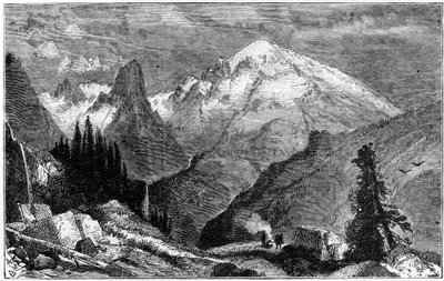 Mount Shasta, northern peak of the Sierra Nevada, California, USA by Unbekannt
