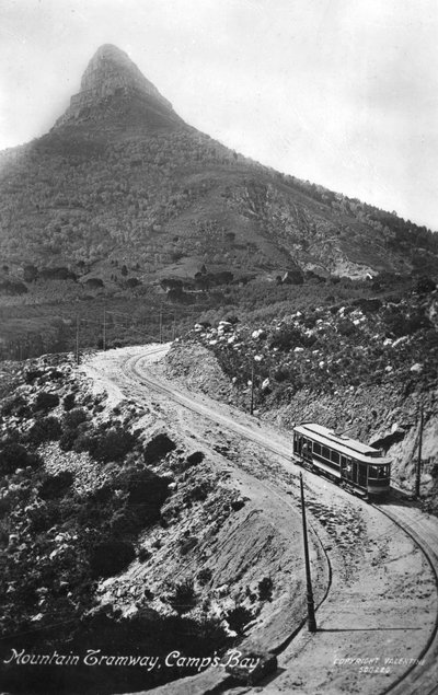 Mountain Tramway, Camps Bay, Cape Town, South Africa, 1917 by Unbekannt